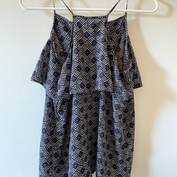 4/$10 Old Navy Boho Racerback Top Loose relaxed Tank Top, Size S (Relaxed) - Picture 3 of 4